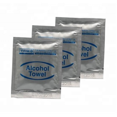 Disposable medical non-woven alcohol towel