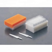 Disposable medical surgical hand clean brush with nail cleaner