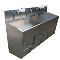 Surgical Hand Washing Sink With Sensor Taps Stainless Steel Washing Basin For Hospital Use